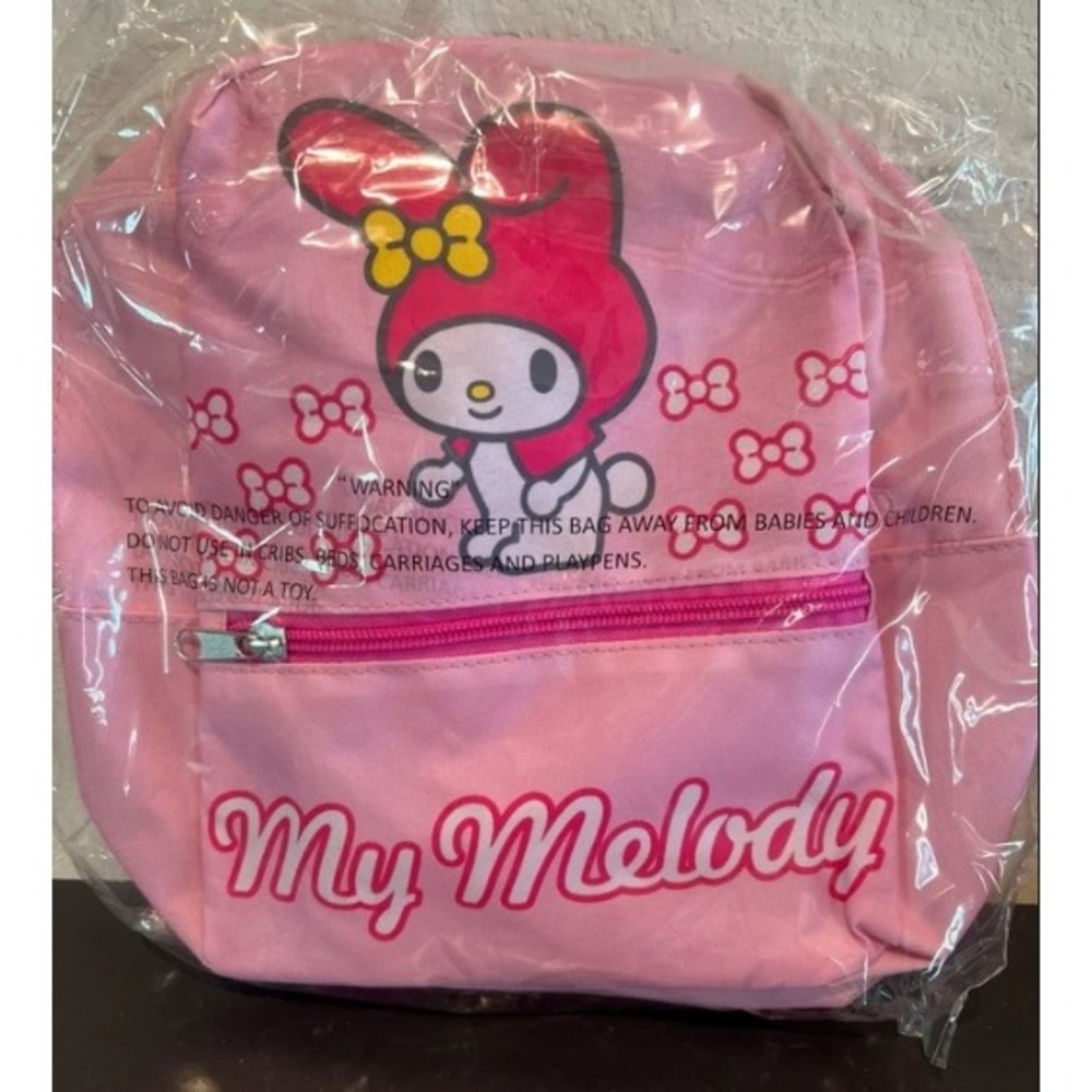 Sanrio My Melody Mini Backpack NWT Pink Kawaii Character Bag